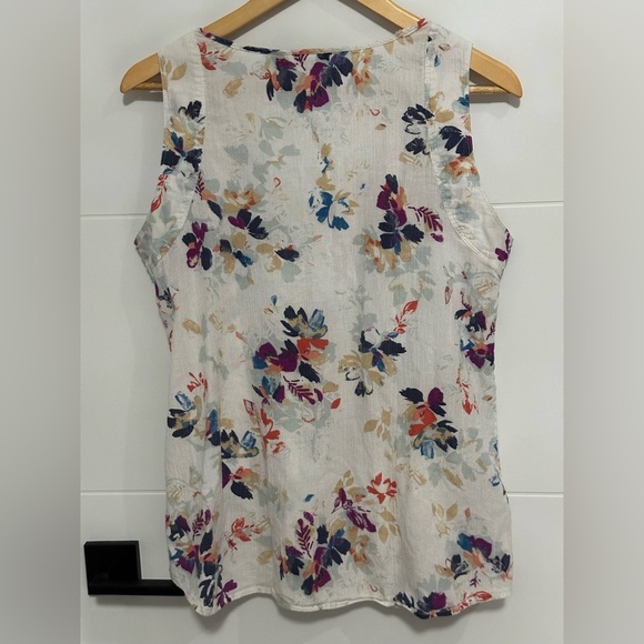 Eddie Bauer: Women’s Floral Sleeveless Top- Size Large - Picture 2 of 7